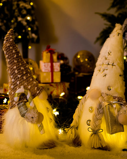 Glowing gnome christmas decoration’s