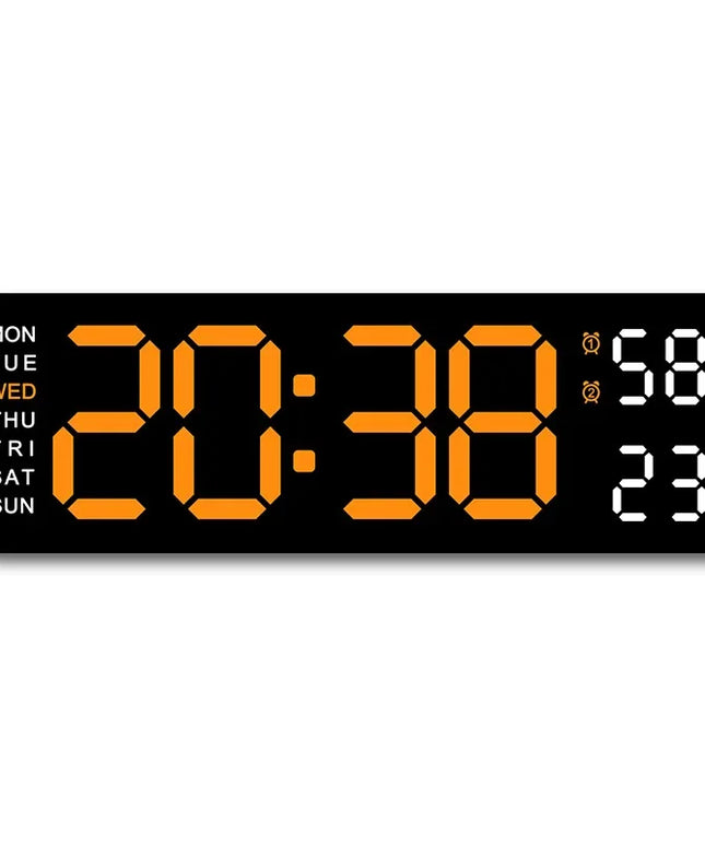 Large Digital Wall Clock USB Powered (9 inch)