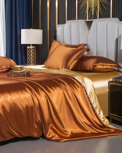 Luxury nordic silk (3piece) bedding set