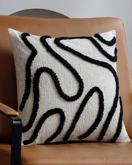 Boho style Chenille decorative soft throw pillow cover