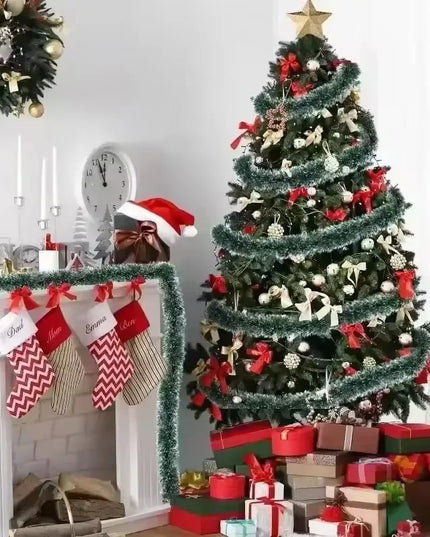 Christmas tinsel ribbons 6M/10M length