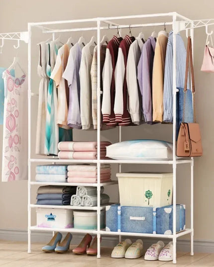 Double or triple clothes / coat hanger & multifunctional rack