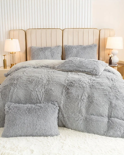 3-Piece Luxurious plush duvet cover set