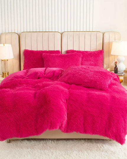 3-Piece Luxurious plush duvet cover set