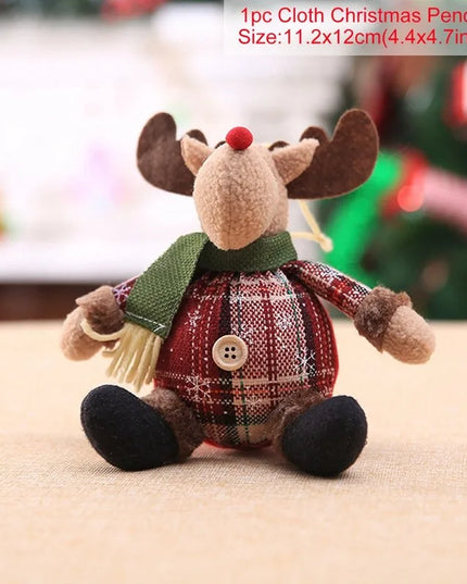 Christmas santa doll Christmas decoration for home