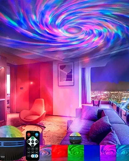 LED Starry sky Northern light’s theme projector with remote control