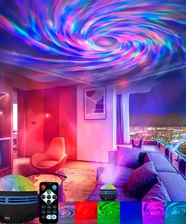 LED Starry sky Northern light’s theme projector with remote control