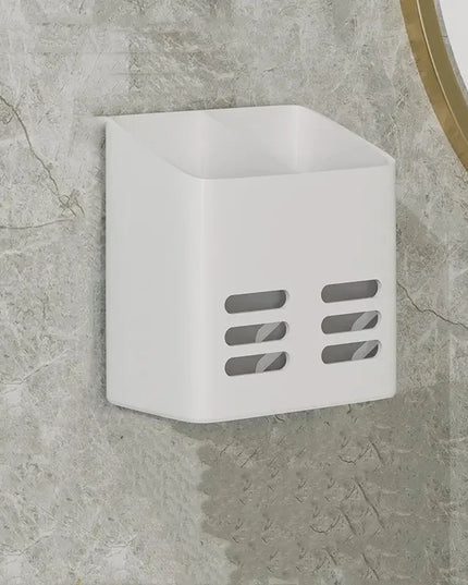 Bathroom wall shelf storage organizer