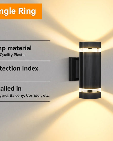 LED E27 waterproof outdoor wall lights