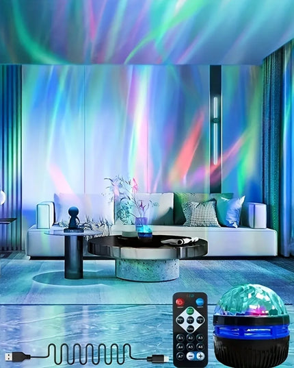 LED Starry sky Northern light’s theme projector with remote control