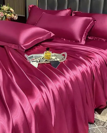 Luxury nordic silk (3piece) bedding set