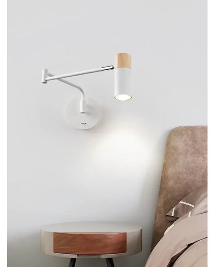 Modern living room rocking arm wall lamp