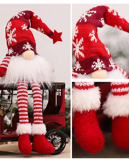 Glowing gnome christmas decoration