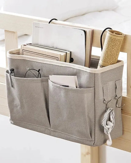 Bedside storage rack hanging dormitory basket