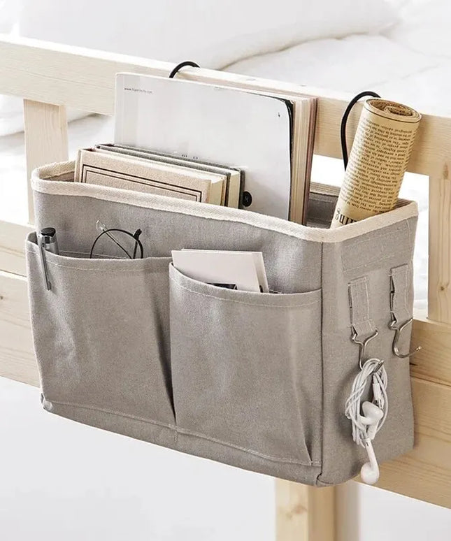 Bedside storage rack hanging dormitory basket