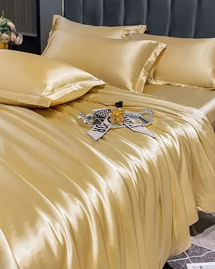 Luxury nordic silk (3piece) bedding set