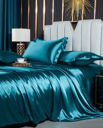 Luxury nordic silk (3piece) bedding set