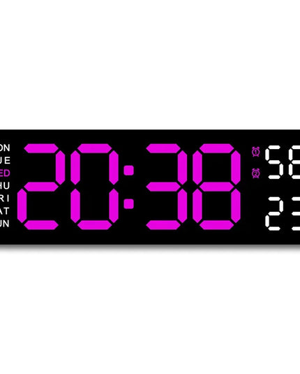 Large Digital Wall Clock USB Powered (9 inch)