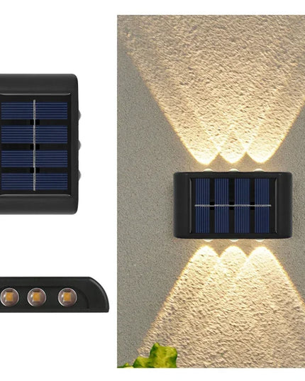 Solar LED light, Outdoor wall lamp (waterproof)