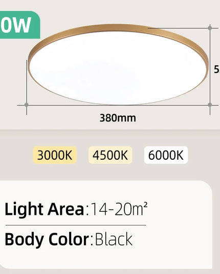Modern LED ceiling & chandelier panel lamp 30W & 40W