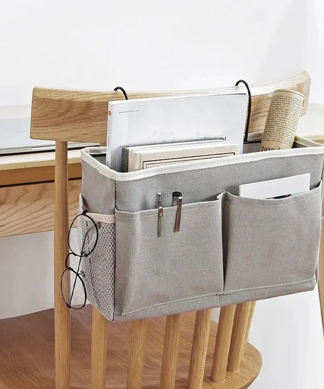 Bedside storage rack hanging dormitory basket