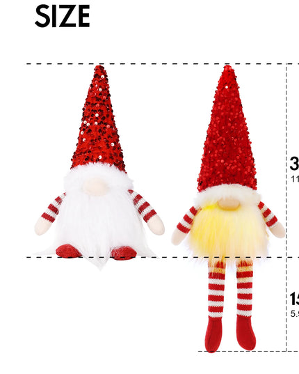 Glowing gnome christmas decoration’s