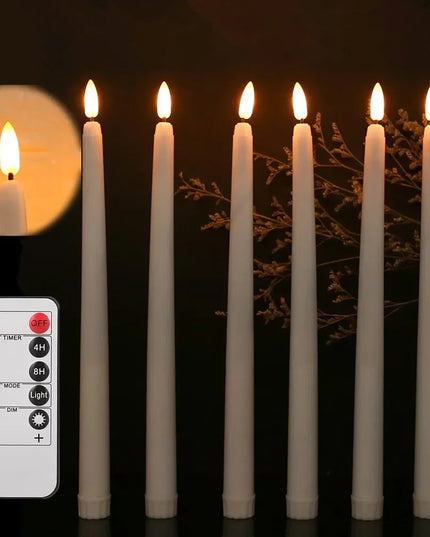 12pcs Flameless LED candle remote battery operated