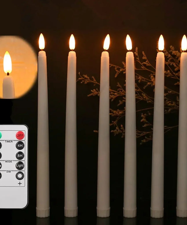 12pcs Flameless LED candle remote battery operated