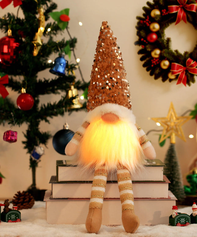 Glowing gnome christmas decoration’s