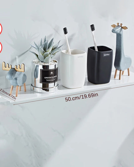 Space aluminium black shelf organiser