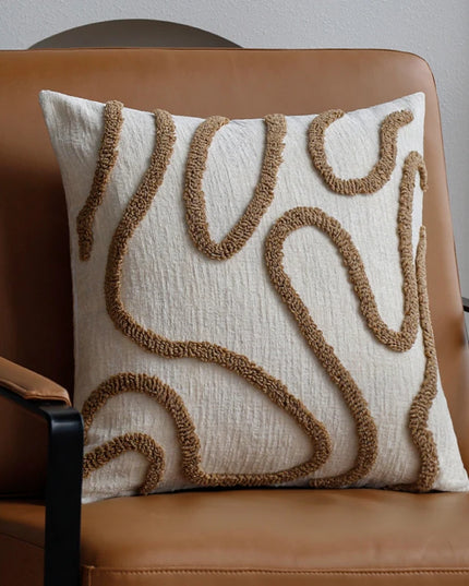 Boho style Chenille decorative soft throw pillow cover