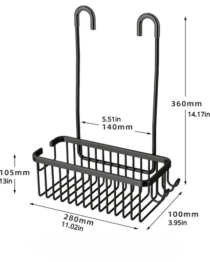 Toilet/bathroom shower rack