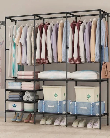 Double or triple clothes / coat hanger & multifunctional rack