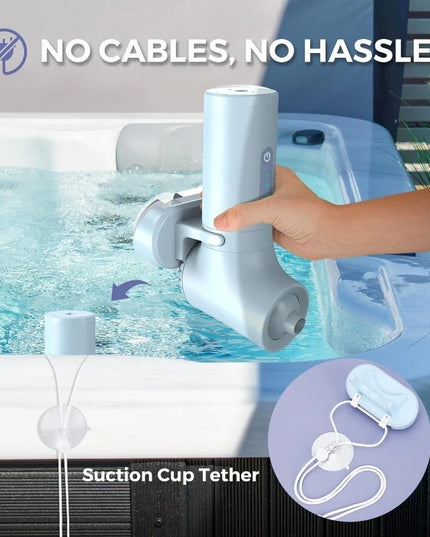 Bath cordless jet spa