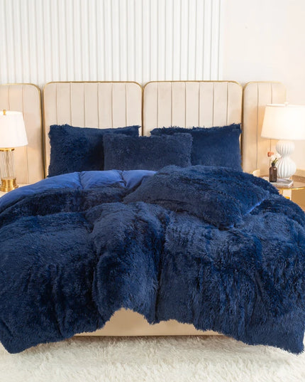 3-Piece Luxurious plush duvet cover set