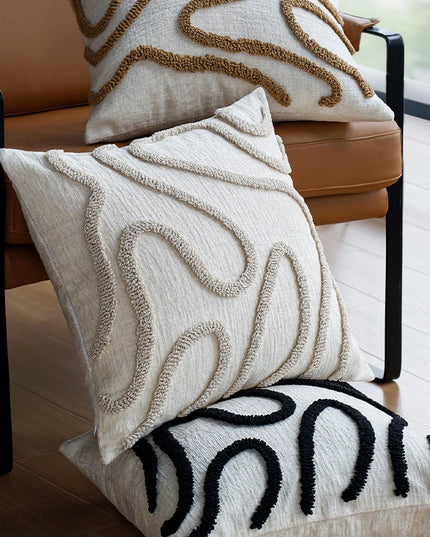 Boho style Chenille decorative soft throw pillow cover