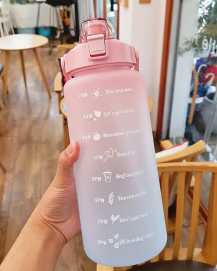 2L motivated speech water bottle