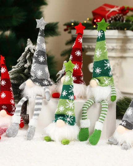 Glowing gnome christmas decoration