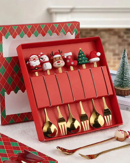 Christmas children’s themed stainless steel Cutlery Set