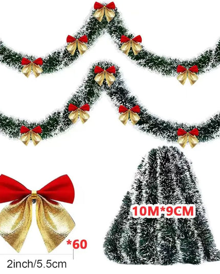 Christmas tinsel ribbons 6M/10M length