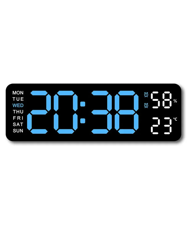 Large Digital Wall Clock USB Powered (9 inch)