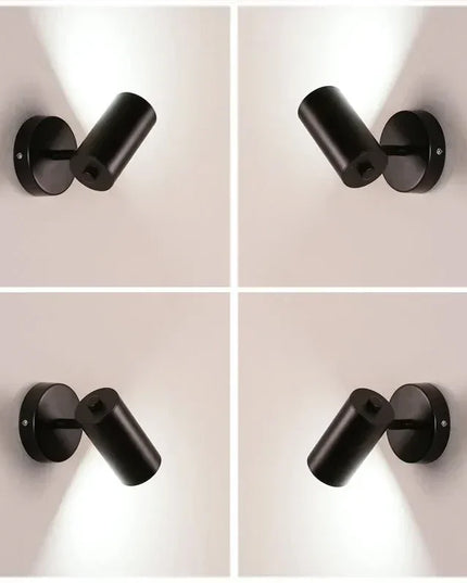 Gold LED wall modern lamp with adjustable light