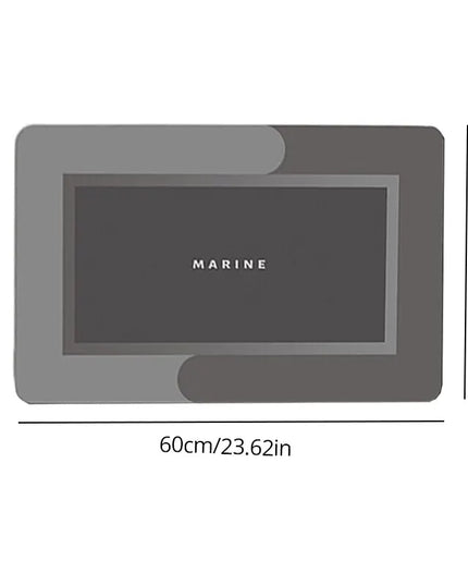 Super absorbant bathroom floor mat