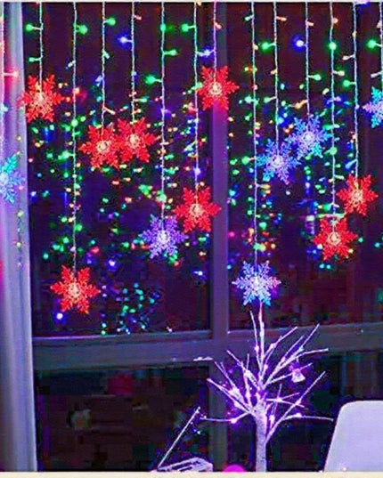 3.2M Christmas snowflake curtain indoor LED light’s (300w)