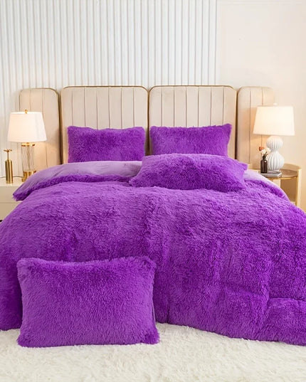 3-Piece Luxurious plush duvet cover set