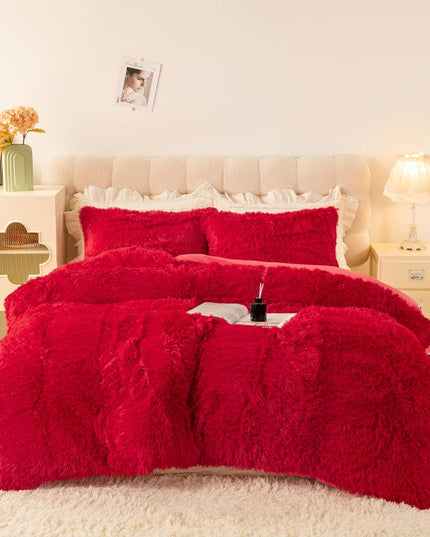 3-Piece Luxurious plush duvet cover set