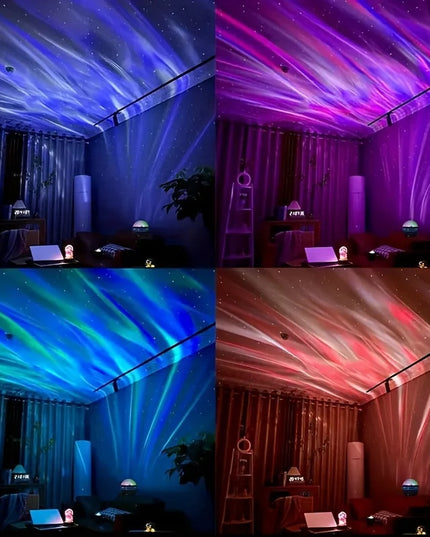 LED Starry sky Northern light’s theme projector with remote control