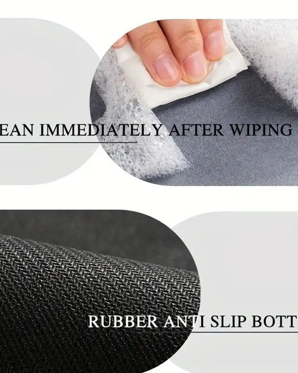 Super absorbant bathroom floor mat