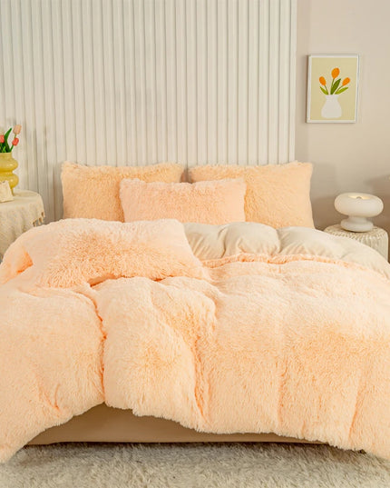3-Piece Luxurious plush duvet cover set