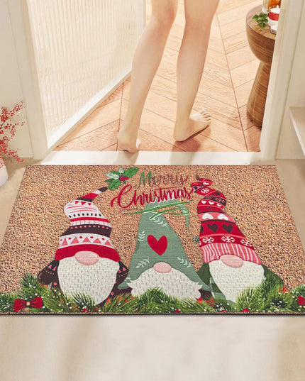 Christmas carpet cartoon door mat